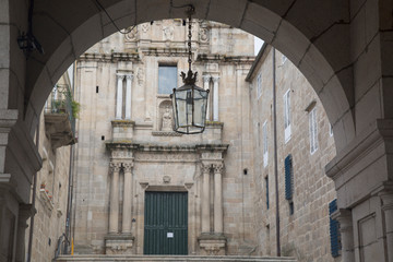 Santa Maria Mayor Church Facade; Orense