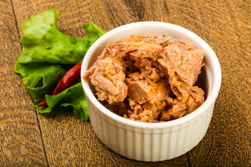 Canned tuna fish