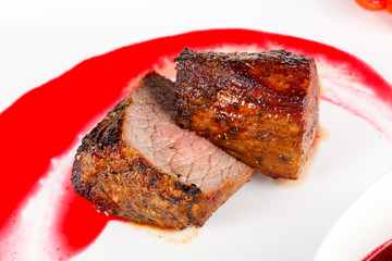 Rib-eye steak