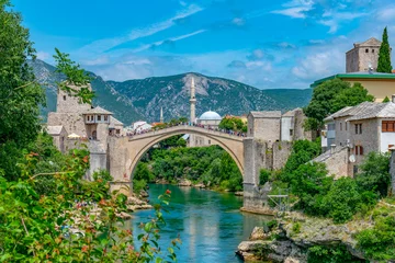 Foto op Plexiglas Stari Most Oude brug