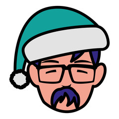 young man with glasses and winter hat