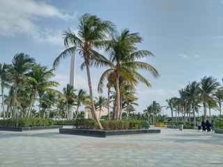 Fototapeta premium Corniche, Jeddah, Saudi Arabia