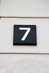 Number Seven on Building