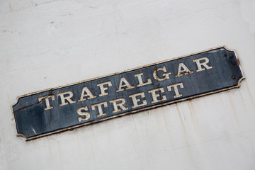 Old Trafalgar Street Sign