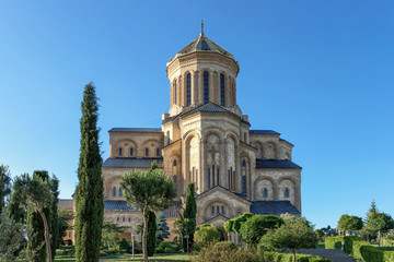 Obraz premium Sameba, The Holy Trinity Cathedral of Tbilisi, Georgia