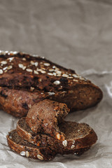 bread, grain bread, homemade bread