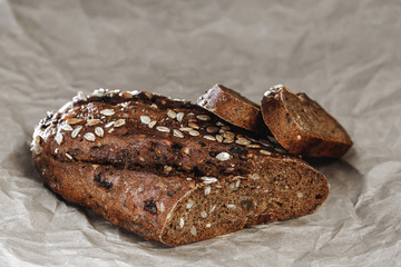 bread, grain bread, homemade bread