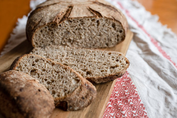 home made yeast load of bread