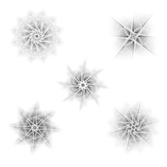 Obraz premium Holiday patterns of stars and flowers for gifts ground