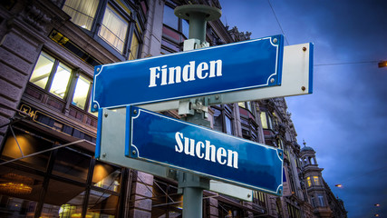 Schild 372 - Finden