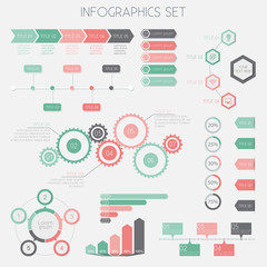 Infographic Elements - Data Analysis, Charts, Graphs - vector EPS10
