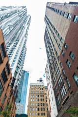 Fototapeta premium Skyscrapers in Manhattan in New York City, USA