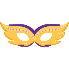 carnival mask accessory icon