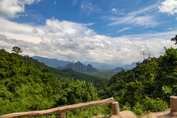 Fototapeta na wymiar Mountain valley. Thailand