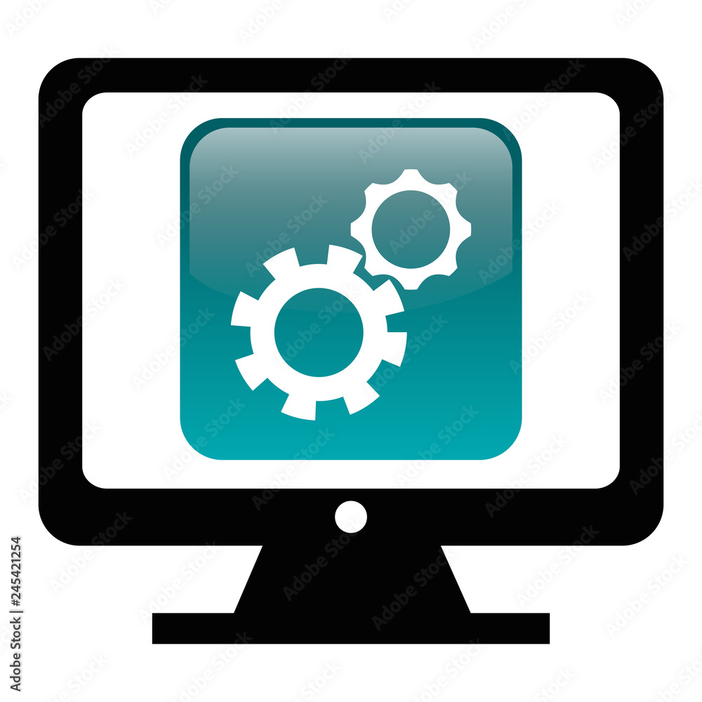 Poster computer with setup app