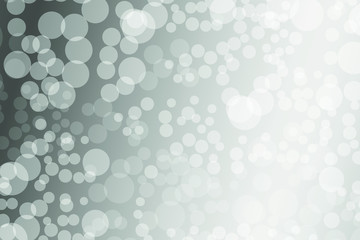 White and gray Bokeh gradient background. Template for design, banner, flyer, business card, poster, wallpaper, brochure