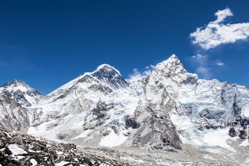 Fototapeta na wymiar Mount Everest, Himalayan mountains