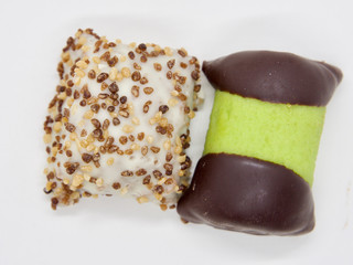 Traditional and Delicious Swedish Sweets(Desserts) on White Background