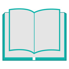 text book isolated icon