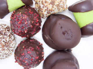 Traditional and Delicious Swedish Sweets(Desserts) on White Background