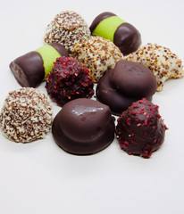 Traditional and Delicious Swedish Sweets(Desserts) on White Background