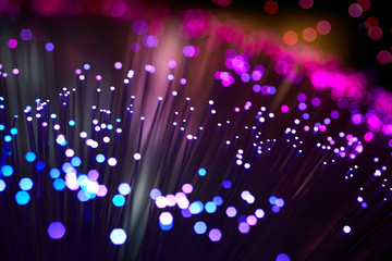 glowing fiber optic arts