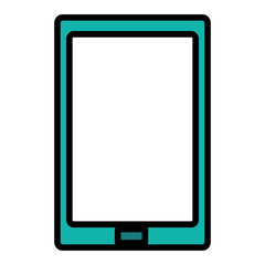 Obraz na płótnie Canvas smartphone device isolated icon