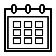calendar reminder isolated icon