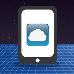 tablet with cloud app
