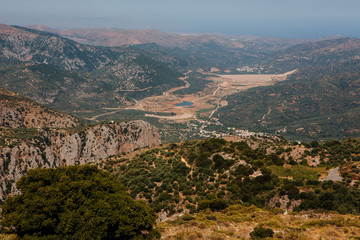 Amazing scenery of Crete island in Greece