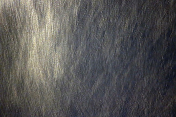 heavy snowstorm in the dark of a frosty winter night