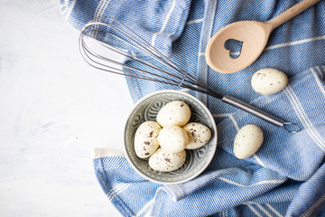 Cooking concept with eggs