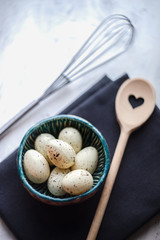 Cooking concept with eggs