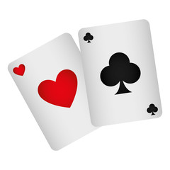 poker cards casino icons