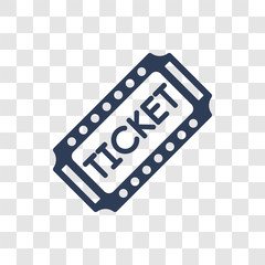 Ticket icon vector