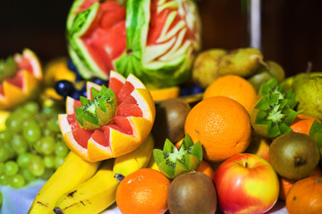 fresh fruits decoration