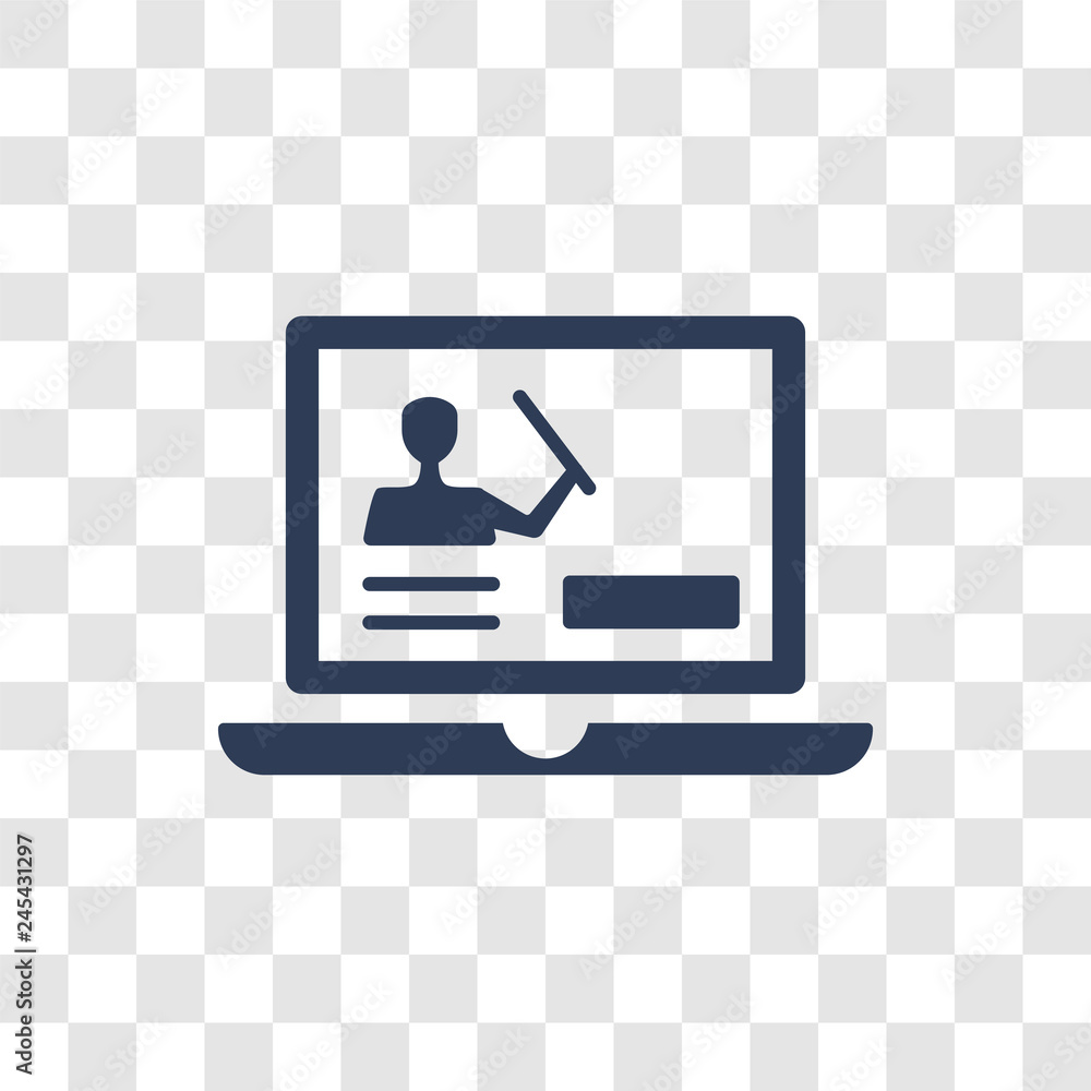 Aufkleber computer-based training icon vector