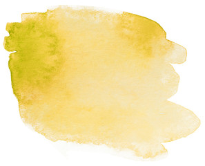 Naklejka premium yellow Color watercolor texture