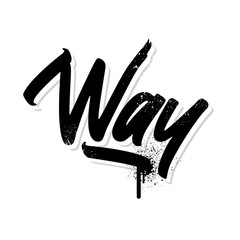 Way. Vector illustration.