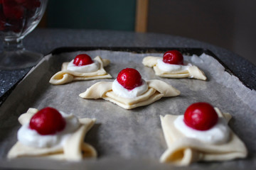 cookies with cherry 