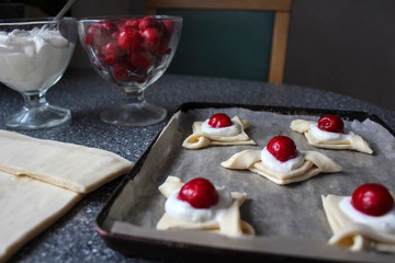 cookies with cherry 