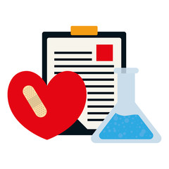 medical order checklist with tube test © djvstock