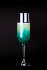 Molecular Cocktail with agar agar spaghetti
