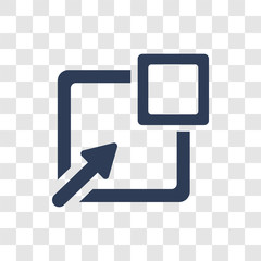 Pop up icon vector