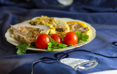 meatloaf with vegetables
