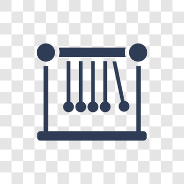 Newtons Cradle Icon Vector