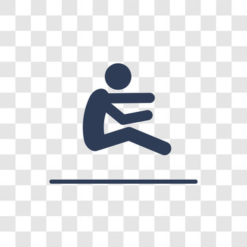 Long Jump Icon Vector