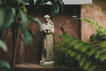 statue in garden