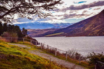Fototapeta premium autumn in the mountains