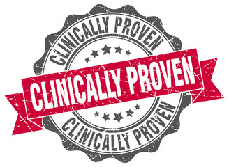 clinically proven stamp. sign. seal